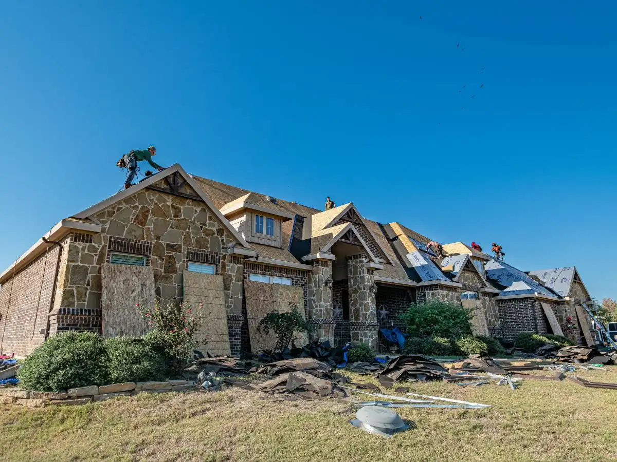 Roofing project in North Georgia